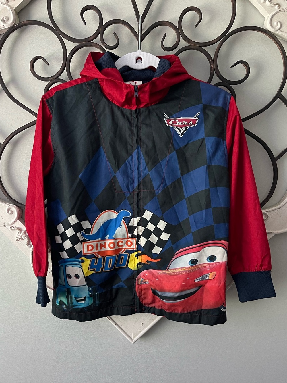 Disney Pixar Cars Lightning McQueen Windbreaker Jacket